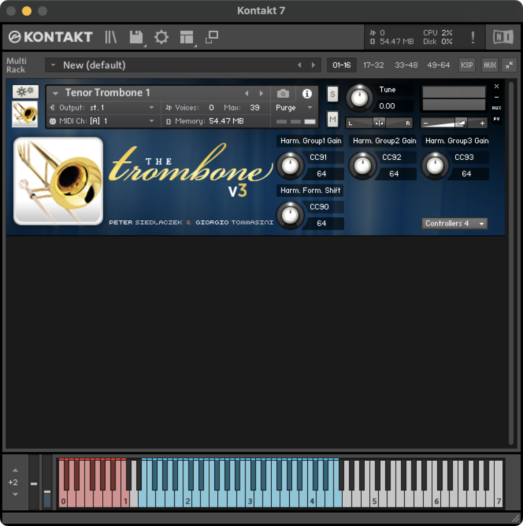 GUI - Trombone - Timbral Shaping