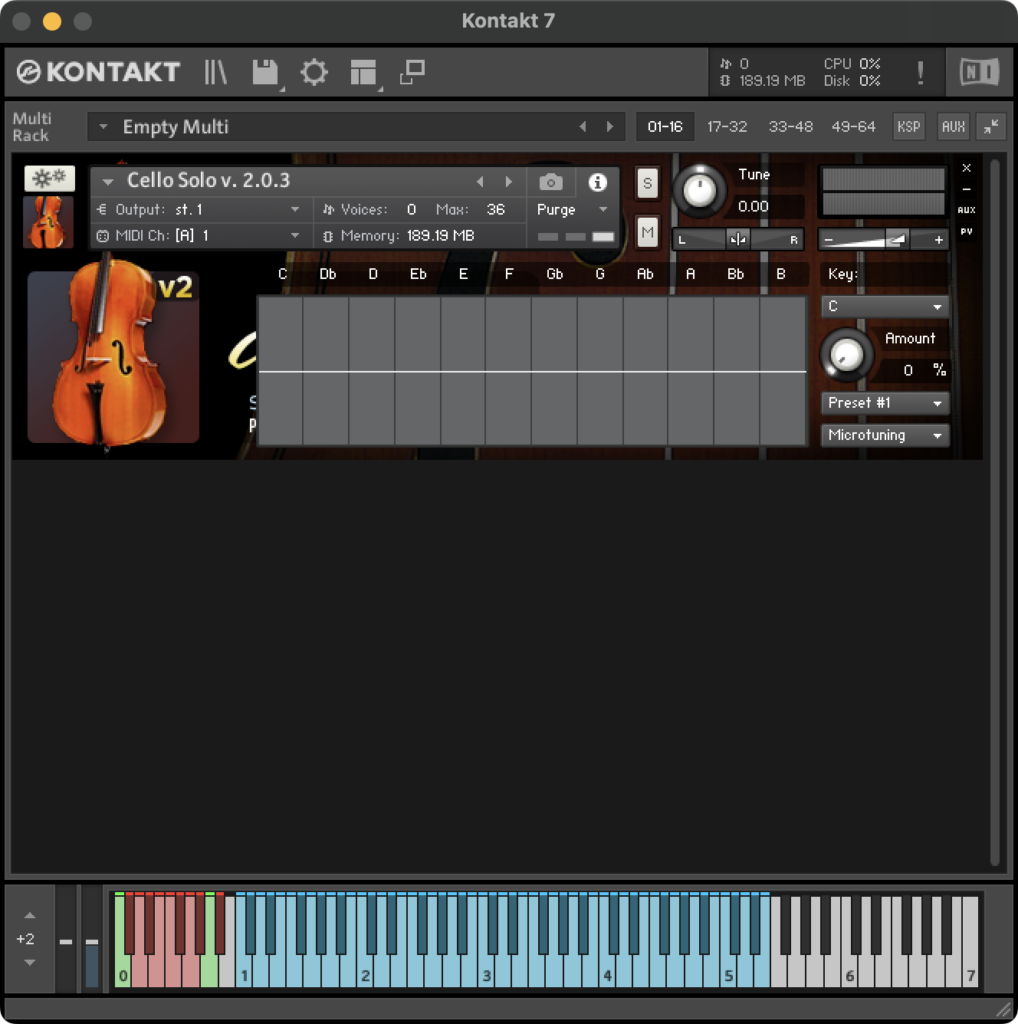 GUI - Solo Cello - Micro Tuning