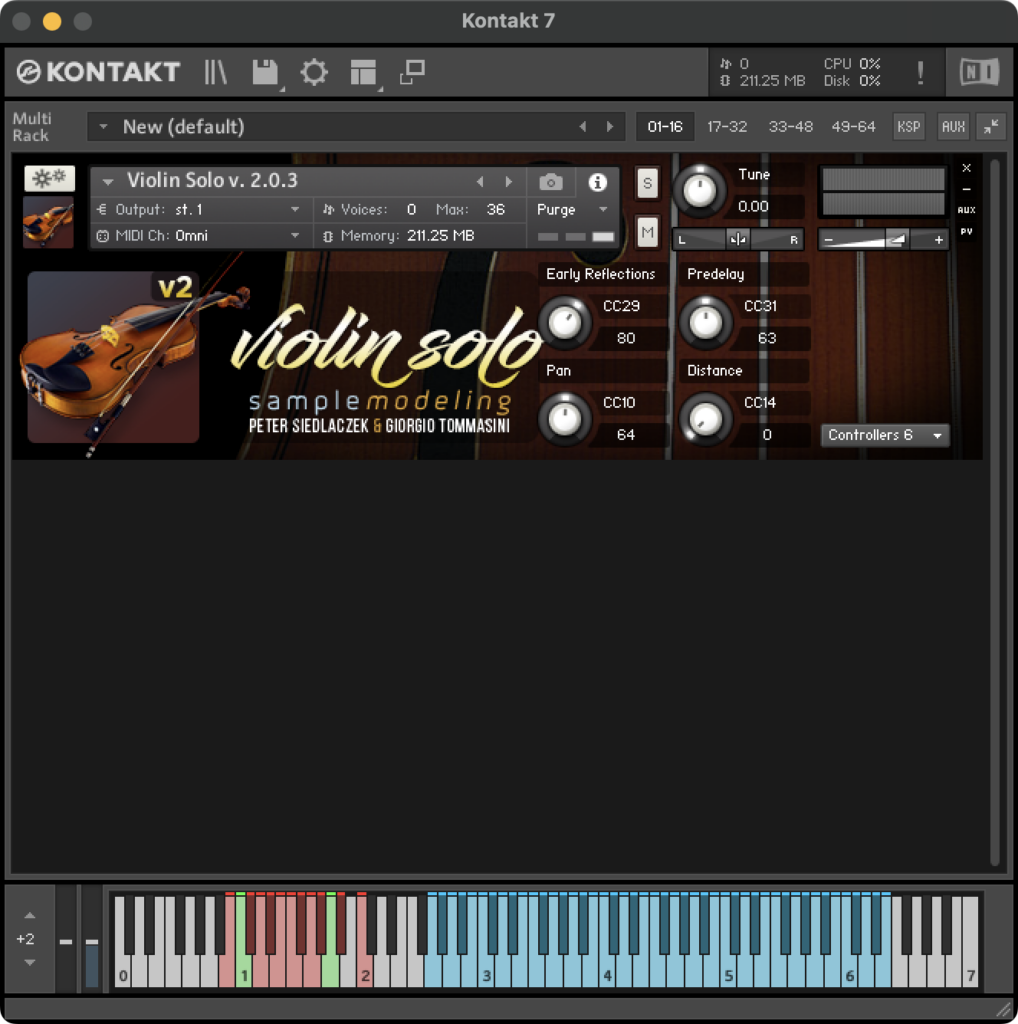 GUI - Solo Violin - Virtual Soundstage