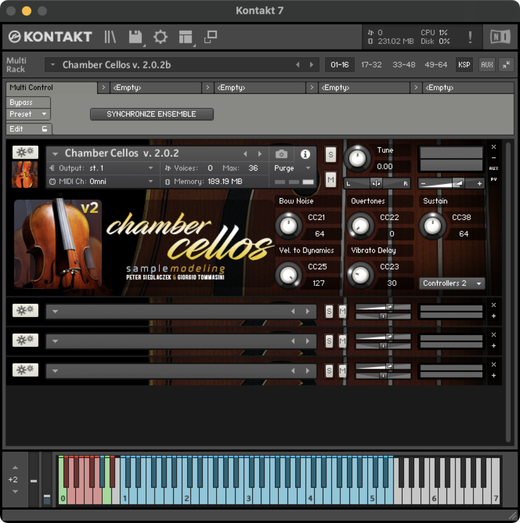 GUI - Solo Violin - Modulation, Effects